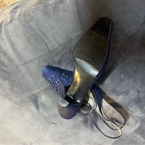 Vaneli Navy Blue Women's Heels